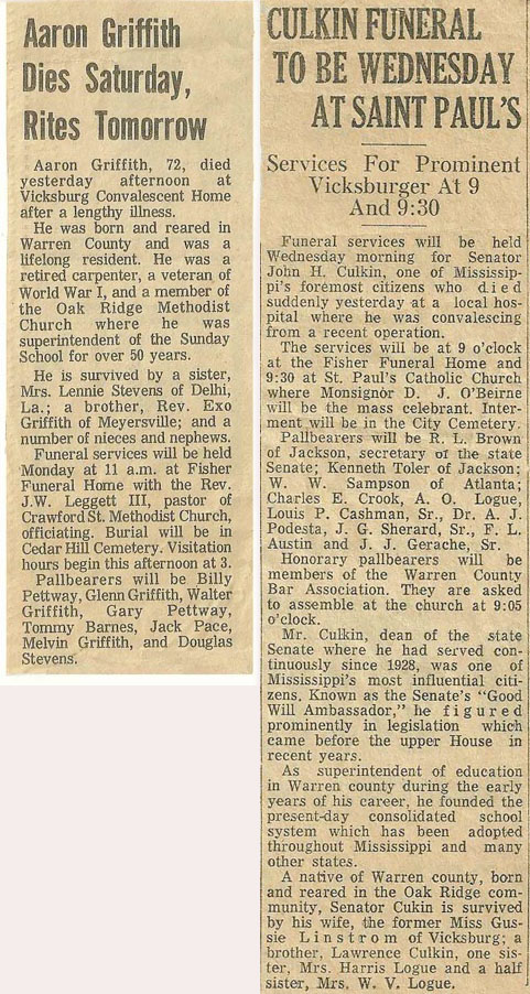 Griffith-CulkinObits